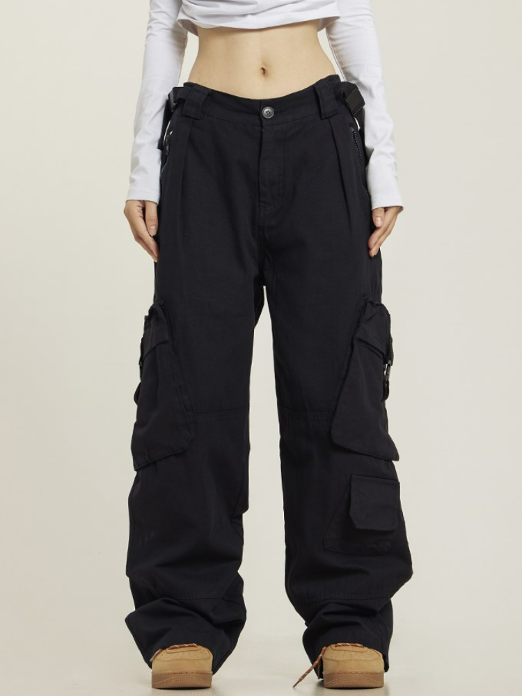 Side Slant Pocket Cargo Pants