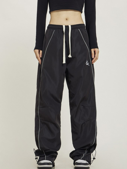 Curved Line Track Pants