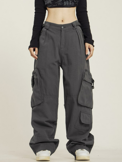 Side Slant Pocket Cargo Pants