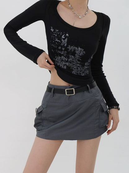 Cargo Mini Skirt