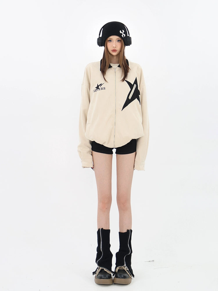 Retro Star Suede Jacket